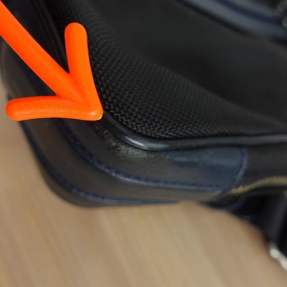 TUMI Bag Adult Black Briefcase Document Purse Japanese Messenger Nylon Business - Picture 9 of 16